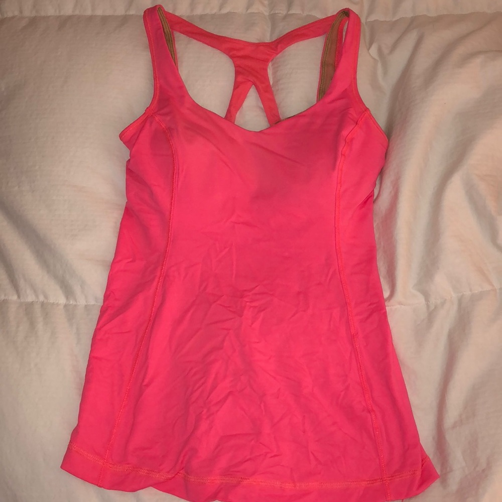 pink lululemon tank